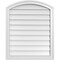 Ekena Millwork Arch Top Surface Mount PVC Gable Vent: Functional, w/ 2"W x 1-1/2"P Brickmould Frame, 26"W x 32"H GVPAR26X3202SF - alternate 1